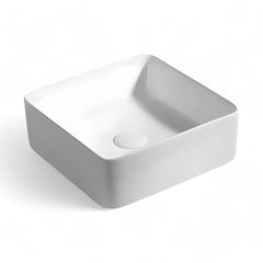 Lavoar pe Blat WB7225, Material Portelan, Culoare Alb, Design Modern-Diplon