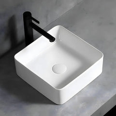 Lavoar pe Blat WB7225, Material Portelan, Culoare Alb, Design Modern-Diplon