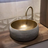 Lavoar Baie Malaga R41cm, Bronz, Ceramica