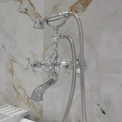 Baterie Retro pentru Cada, Diplon, ST03161-1, Material Alama, Cromat