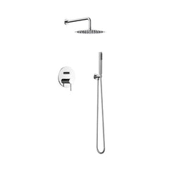 Set de dus incastrat ST2030, 7 in 1, para de dus fixa si mobila, comutator, Culoare Argintiu Cromat-Diplon