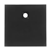 Cadita de Dus Iva 90x90cm, Compozit, Neagra, Model Slim