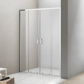 Usa De Dus Art 160-180cm Outlet, Latime Ajustabila, Sticla Securizata 6mm, Profil Aluminiu Cromat-Diplon