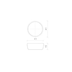 Lavoar Pe Blat Marabela R41cm, Ceramica