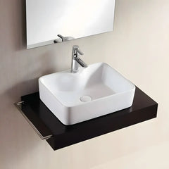 Lavoar Pe Blat WB6415, Material Portelan, Culoare Alb-Diplon