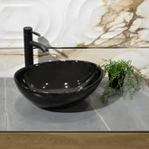 Chiuveta Baie, Lavoar din Portelan WB7211MB, Dimensiune 39cm X 32.5cm, Culoare Negru Mat-Diplon