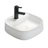 Chiuveta Baie pe Blat Kan 41.9x41.9cm, Alb, Ceramica