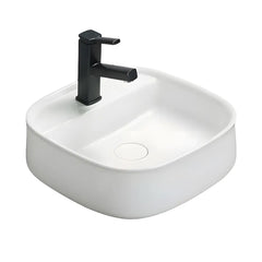 Chiuveta Baie pe Blat Kan 41.9x41.9cm, Alb, Ceramica