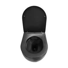 Vas WC Suspendat WS6405MB, Culoare Negru, Material Portelan