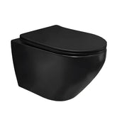 Vas WC Suspendat WS6405MB, Culoare Negru, Material Portelan