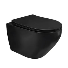 Vas WC Suspendat WS6405MB, Culoare Negru, Material Portelan