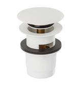 Ventil Lavoar 1/4 Diplon WB65B03-MW cu Capac Click-Clack, Finisaj Alb Mat-Diplon