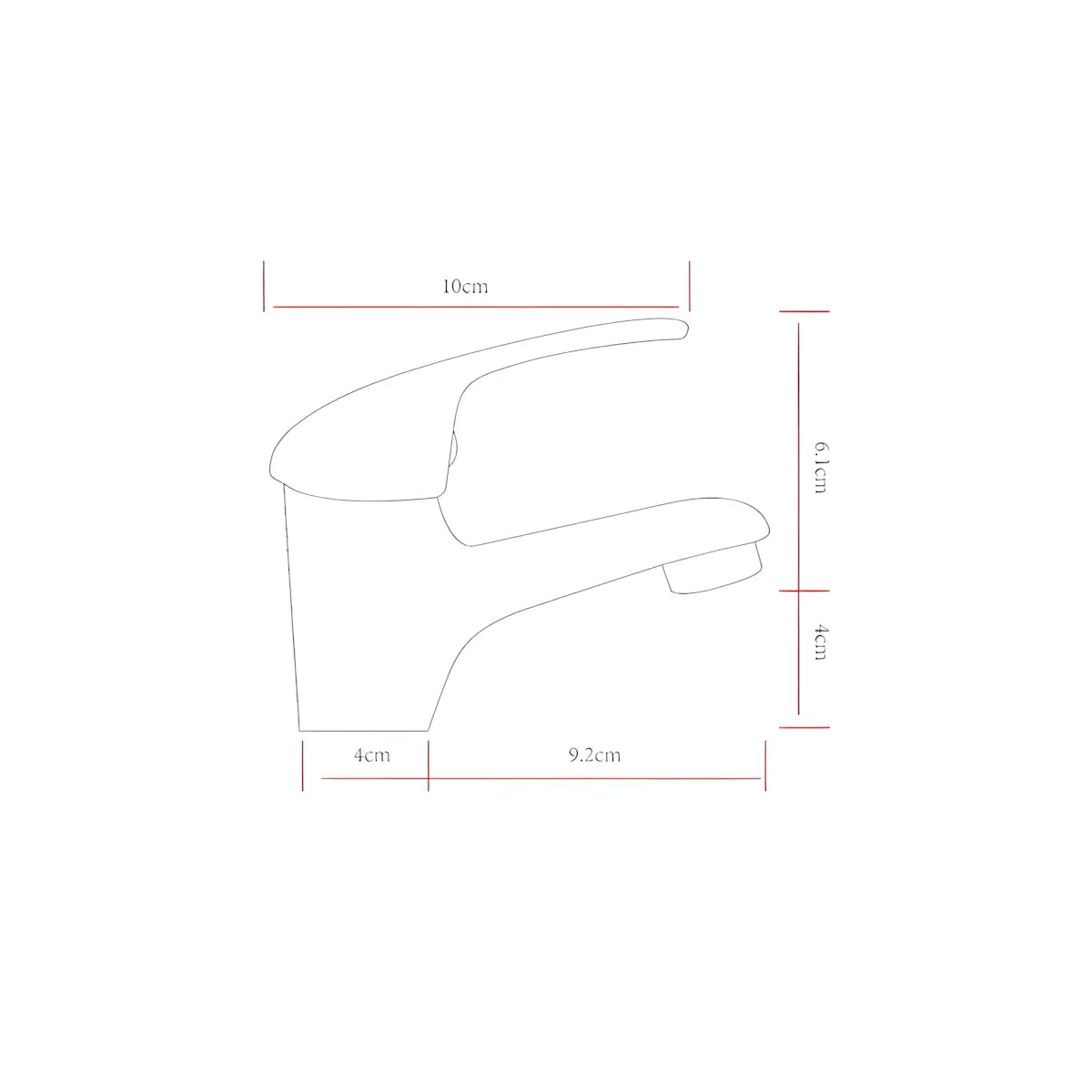 Baterie lavoar ST8712, Monocomanda, Argintiu Cromat