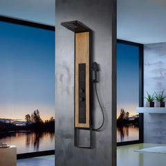 Coloana de Dus cu Hidromasaj, BW4901WD, Imitație Lemn, Outlet