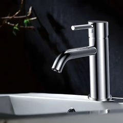 Baterie Lavoar/Chiuveta Baie ST2512, monocomanda, cartus ceramic, culoare cromata-Diplon