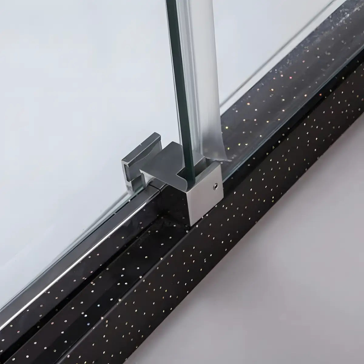 Cabina De Dus Gal 80x100cm, Sticla Securizata 8mm, Profil Aluminiu Cromat, Usa Culisanta-Diplon