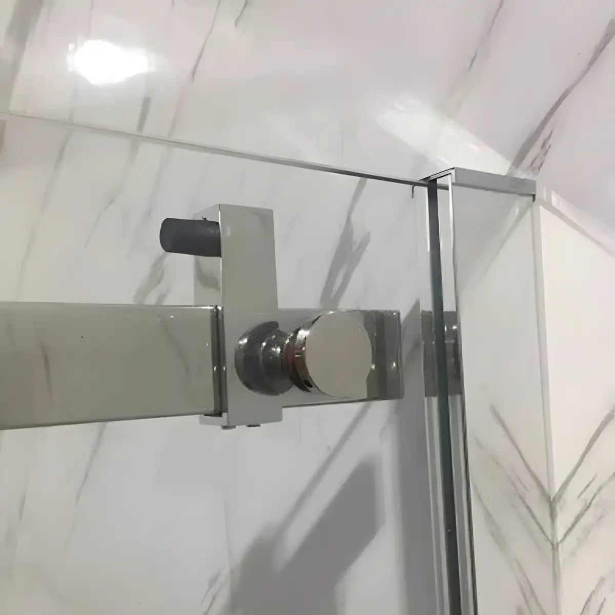 Cabina De Dus Gal 80x100cm, Sticla Securizata 8mm, Profil Aluminiu Cromat, Usa Culisanta-Diplon