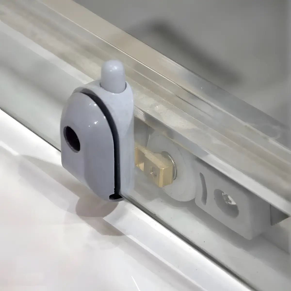 Cabina De Dus Pan 80x100cm Outlet, Sticla Securizata, Profil Aluminiu Cromat, Usi Culisante-Diplon