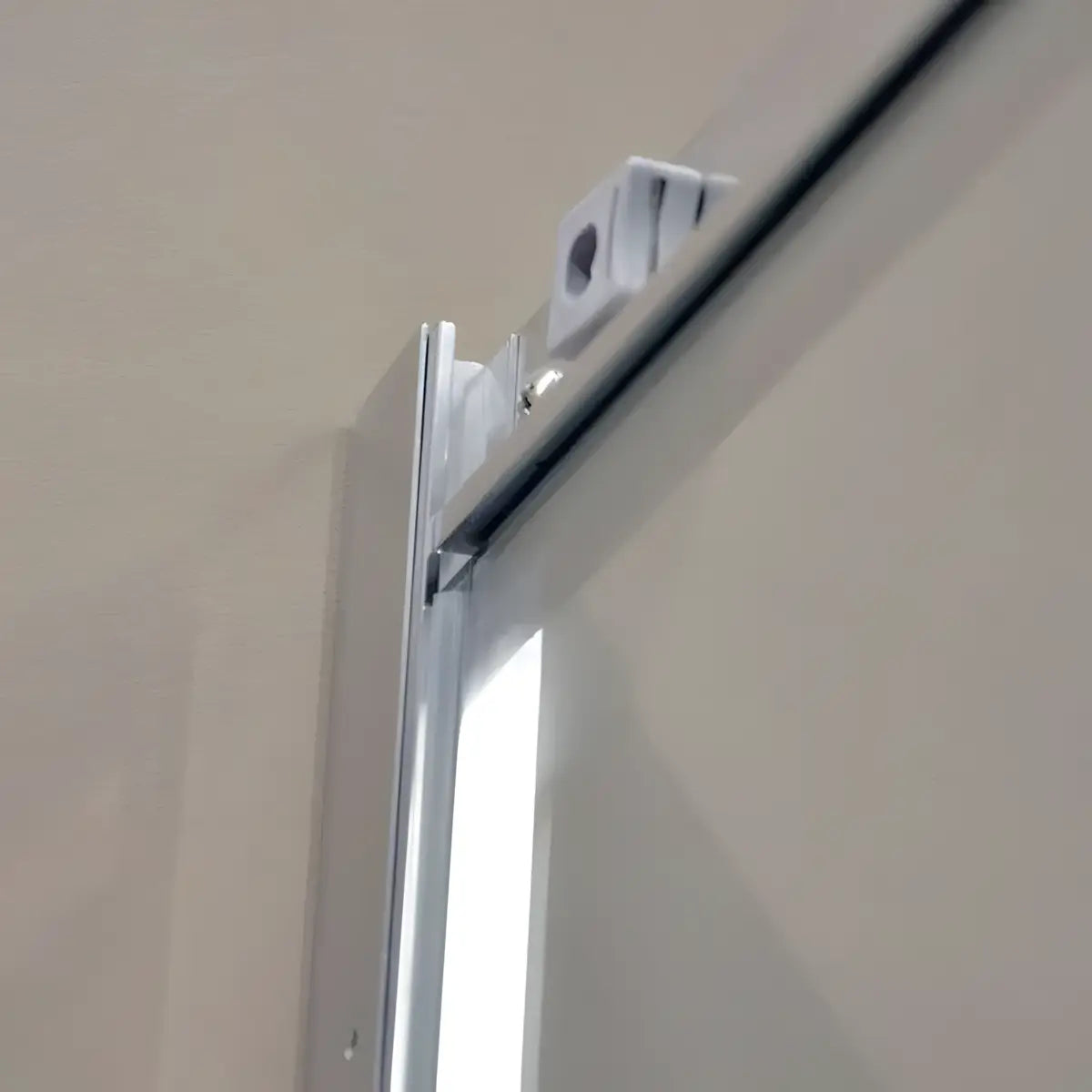 Cabina De Dus Pan 80x100cm Outlet, Sticla Securizata, Profil Aluminiu Cromat, Usi Culisante-Diplon