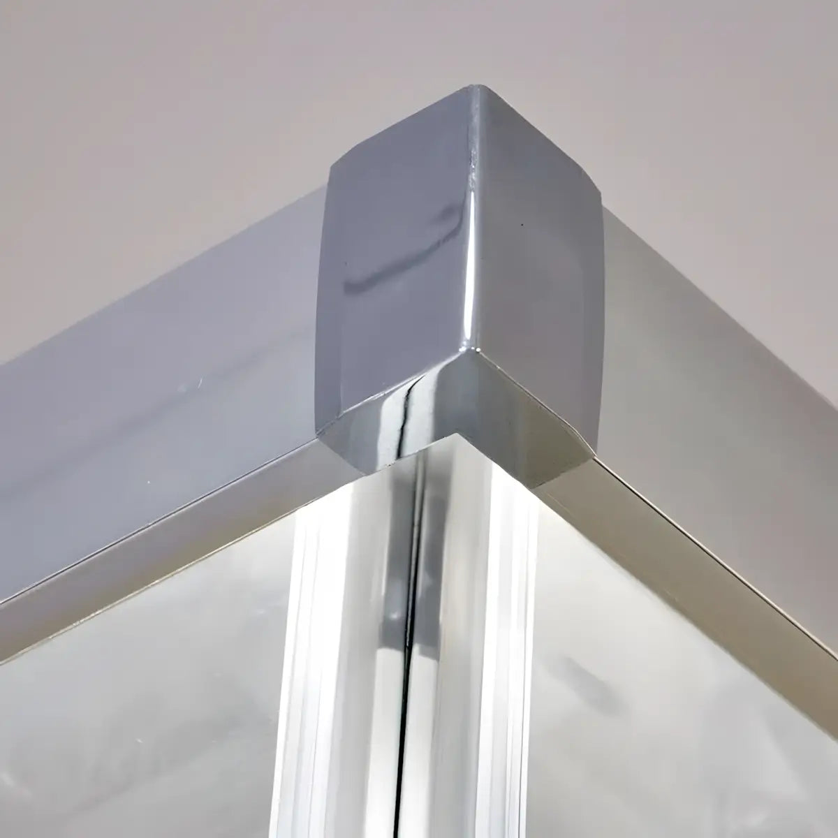 Cabina De Dus Pan 80x80cm, Sticla Securizata Mata, Profil Aluminiu Cromat, Usi Culisante-Diplon
