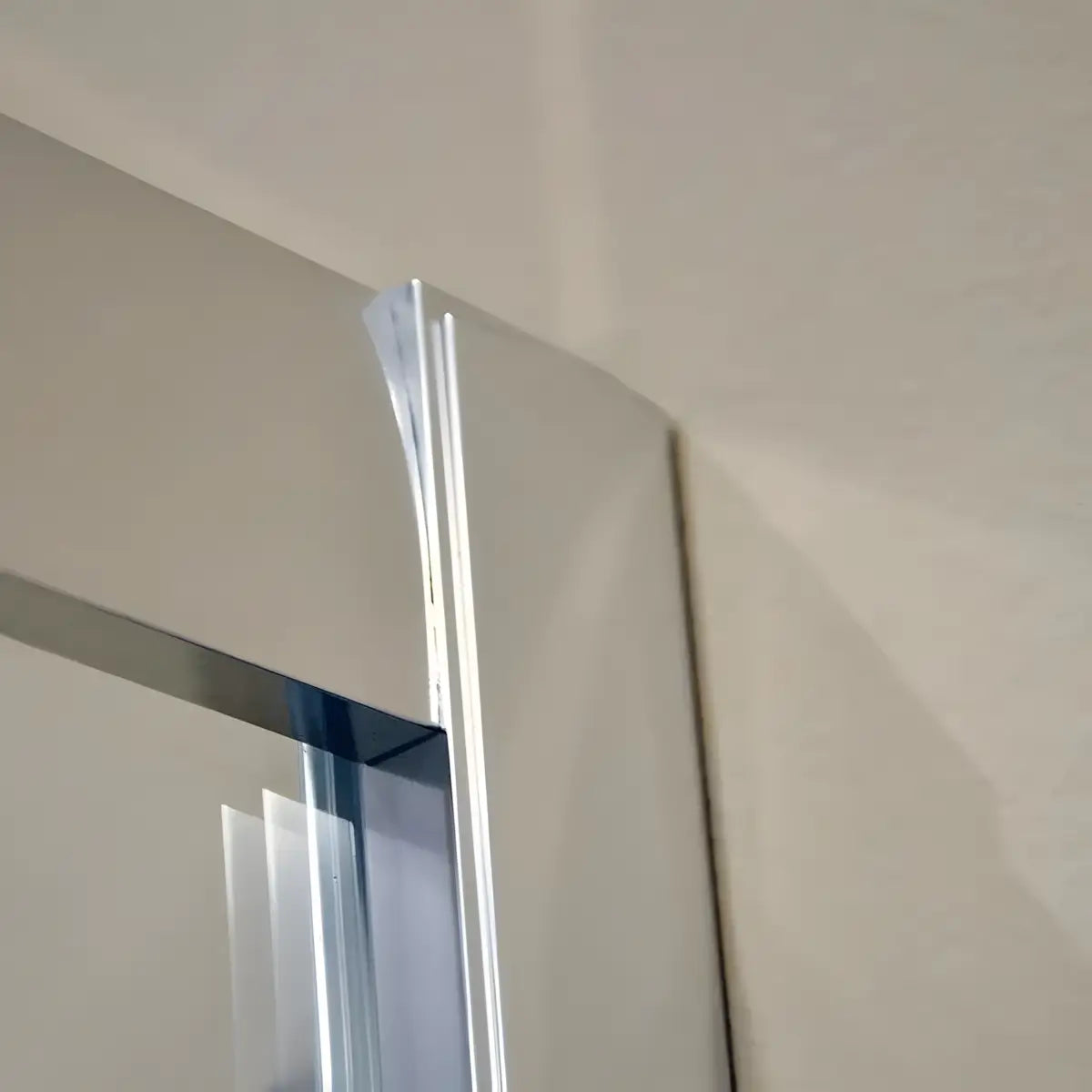 Cabina De Dus Semirotunda Pan R80cm Outlet, Sticla Securizata, Profil Aluminiu Cromat, Usi Culisante-Diplon
