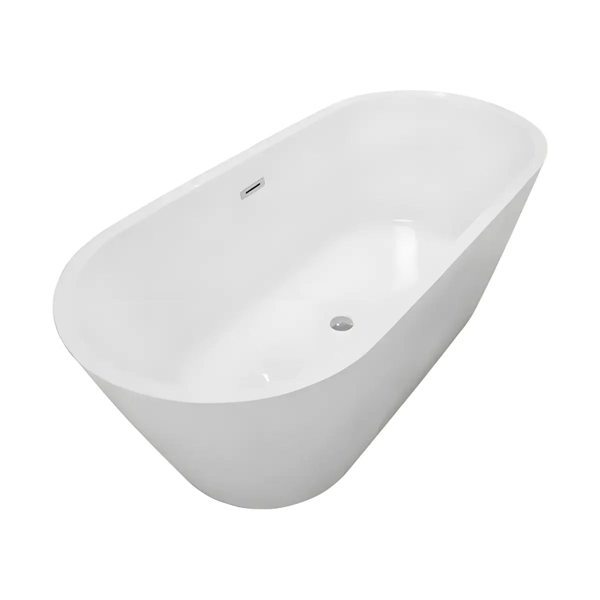 Cada Freestanding Nora 170x75cm, Acril Premium, Finisaj Alb, Outlet-Diplon
