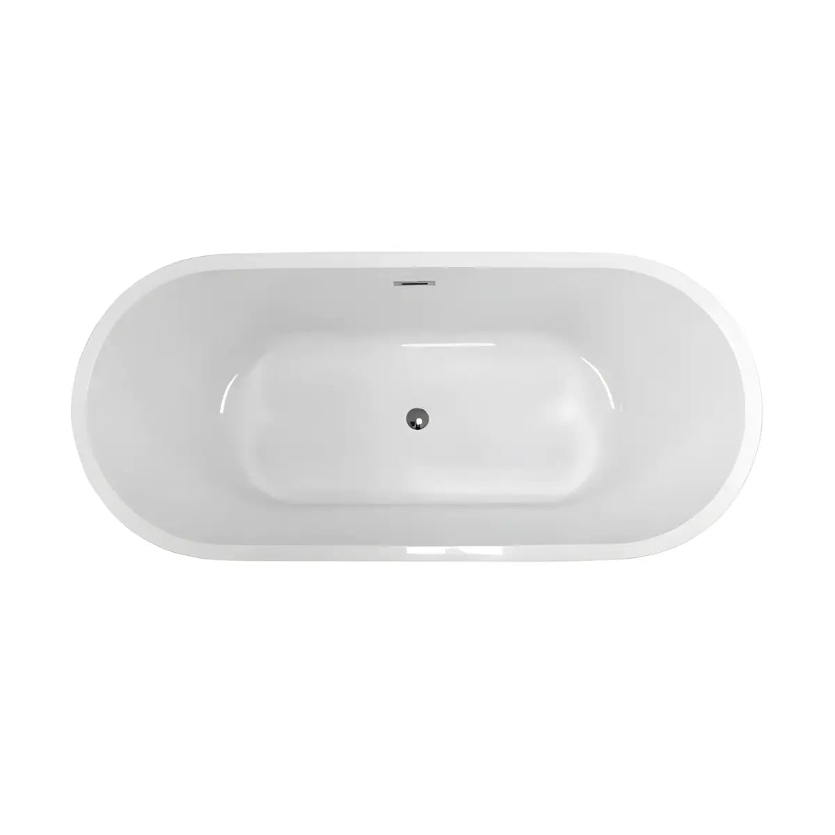 Cada Freestanding Nora 170x75cm, Acril Premium, Finisaj Alb, Outlet-Diplon