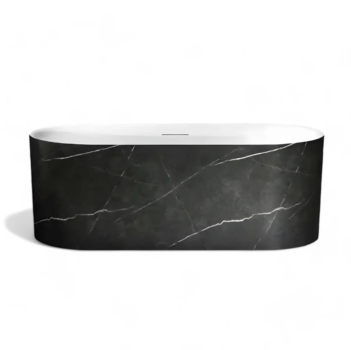 Cada Freestanding Selena 166×77cm, Acril Premium, Finisaj Negru-Diplon