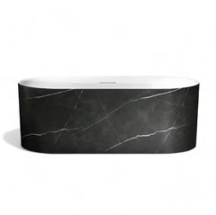 Cada Freestanding Selena 166×77cm, Acril Premium, Finisaj Negru-Diplon