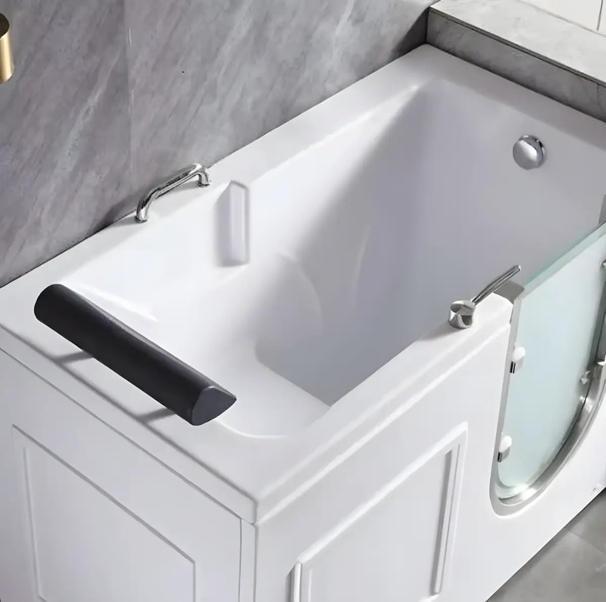 Cada Pentru Varstnici si Persoane cu Dizabilitati Diana 135x73x94cm, Acril, Usa De Acces-Diplon