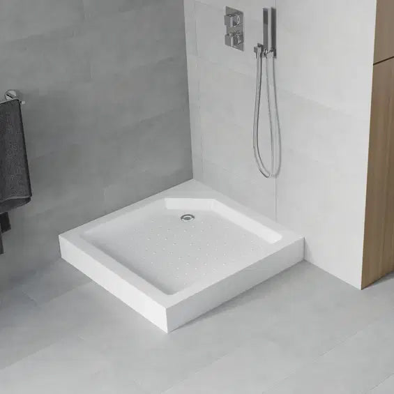 Cadita de Dus Patrata 90×90cm, Acril, Sifon Inclus, Mexen Rio-Diplon