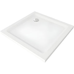 Cadita de Dus Slim 90×90cm, Acril, Sifon Inclus, Mexen Flat-Diplon