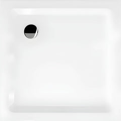 Cadita de Dus Slim 90×90cm, Acril, Sifon Inclus, Mexen Flat-Diplon