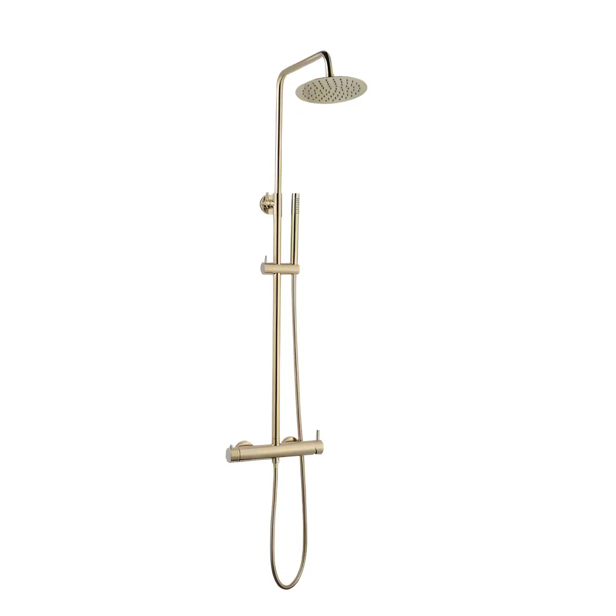 Coloana de dus cu baterie BGQ4901GL Outlet, Culoare auriu, comutator, Para fixa si mobila-Diplon