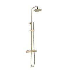 Coloana de dus cu baterie BGQ4901GL Outlet, Culoare auriu, comutator, Para fixa si mobila-Diplon