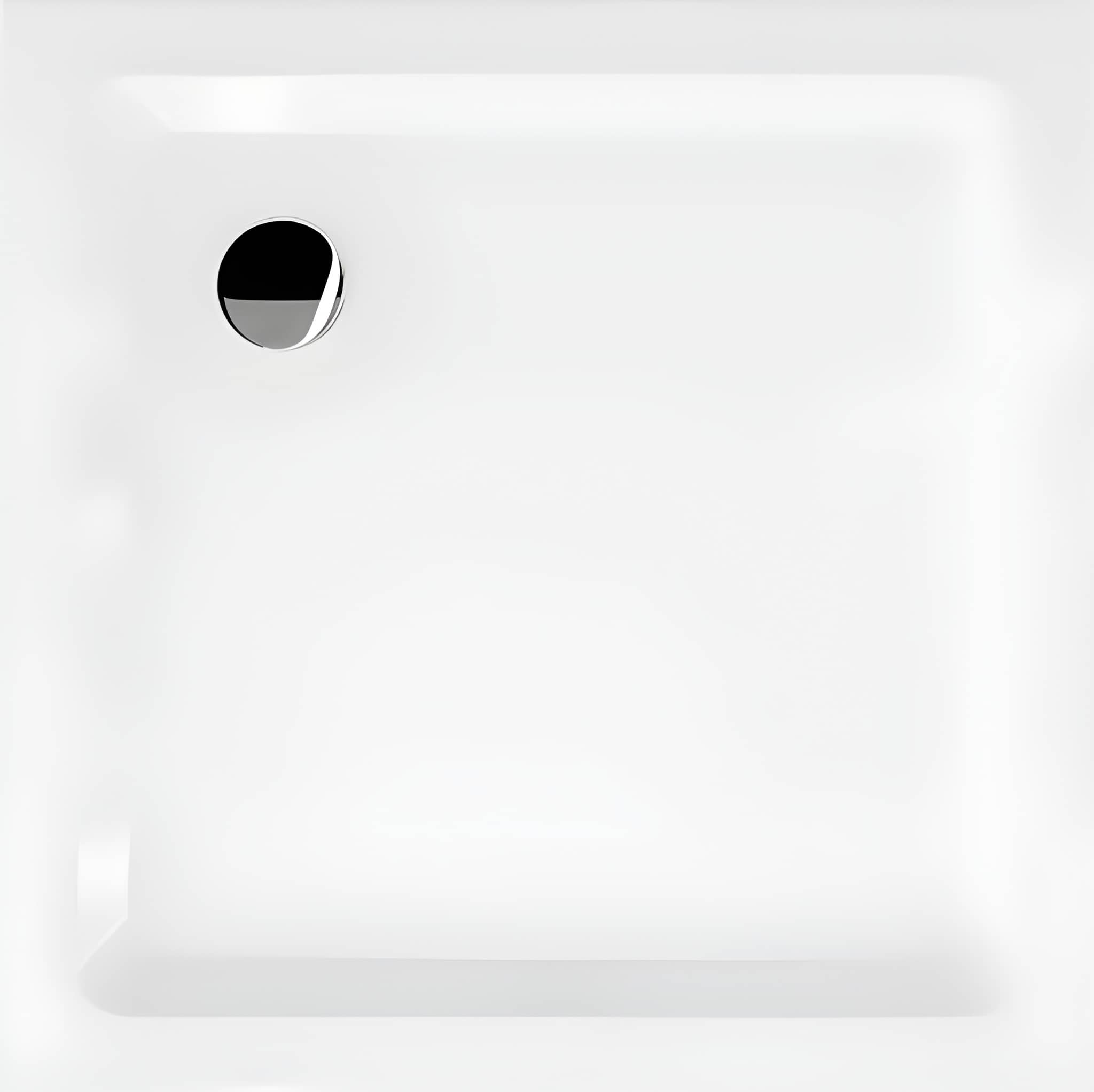 Cadita de Dus Slim 80×80cm, Acril, Sifon Inclus, Mexen Flat