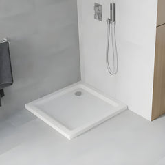 Cadita de Dus Slim 80×80cm, Acril, Sifon Inclus, Mexen Flat