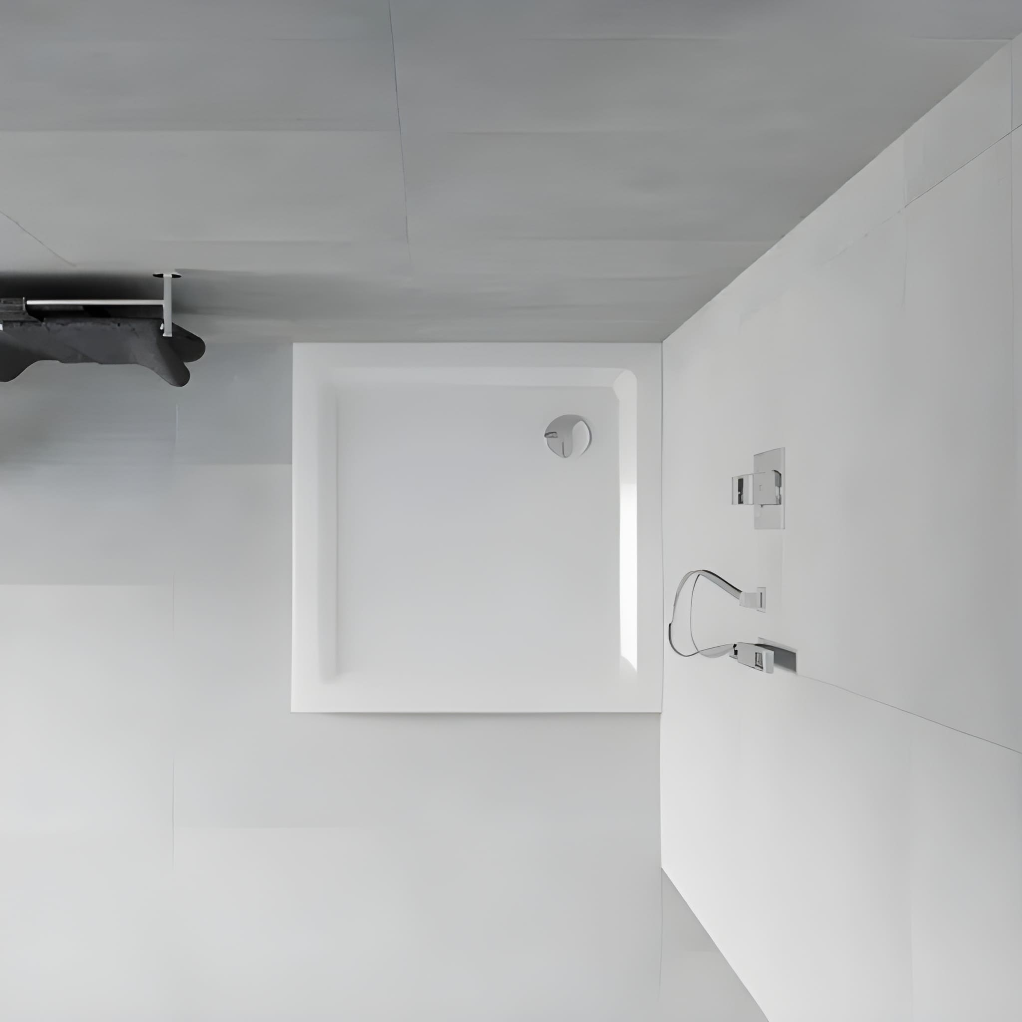 Cadita de Dus Slim 90×90cm, Acril, Sifon Inclus, Mexen Flat