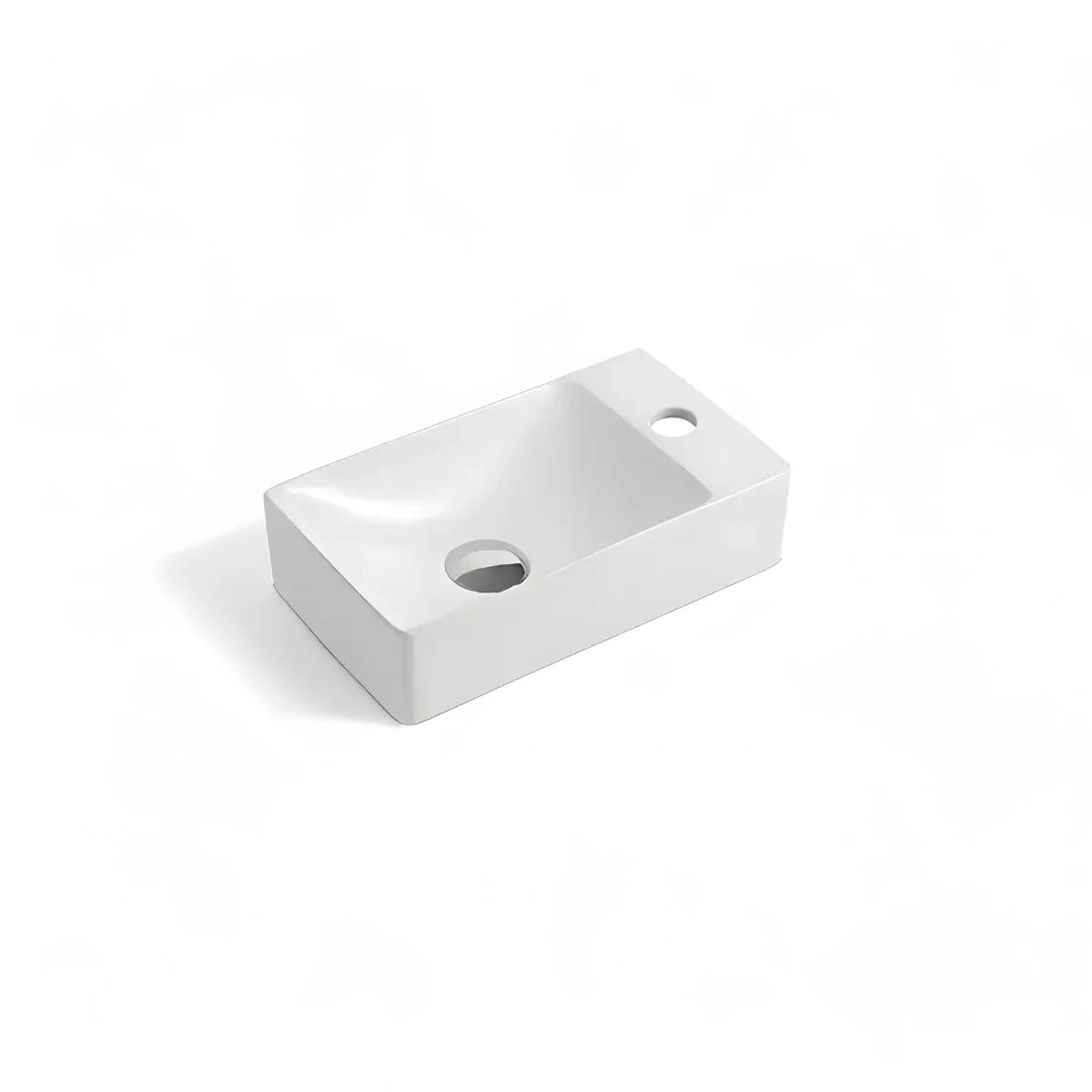 Lavoar Baie Gent 38x22cm, Alb, Portelan, Outlet-Diplon