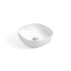 Lavoar Baie Pe Blat Galvej 42.5x42.5cm, Alb, Portelan, Outlet-Diplon