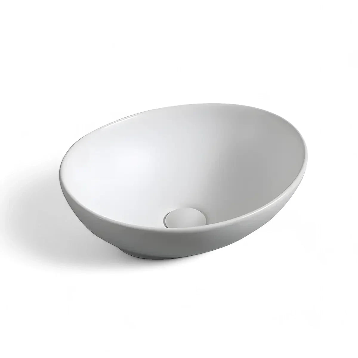 Lavoar Baie Pe Blat Manama 41x34cm, Alb, Portelan, Outlet-Diplon