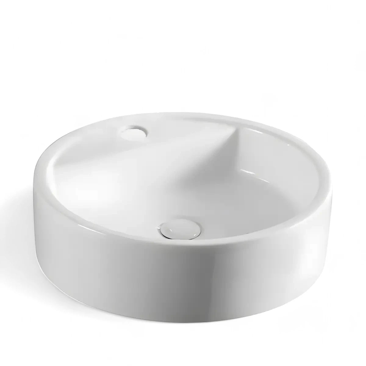 Lavoar Baie Pe Blat Oslo R49cm, Alb, Portelan-Diplon