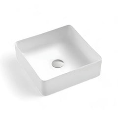 Lavoar Pe Blat Belfast 37.5x37.5cm, Alb, Portelan, Outlet-Diplon