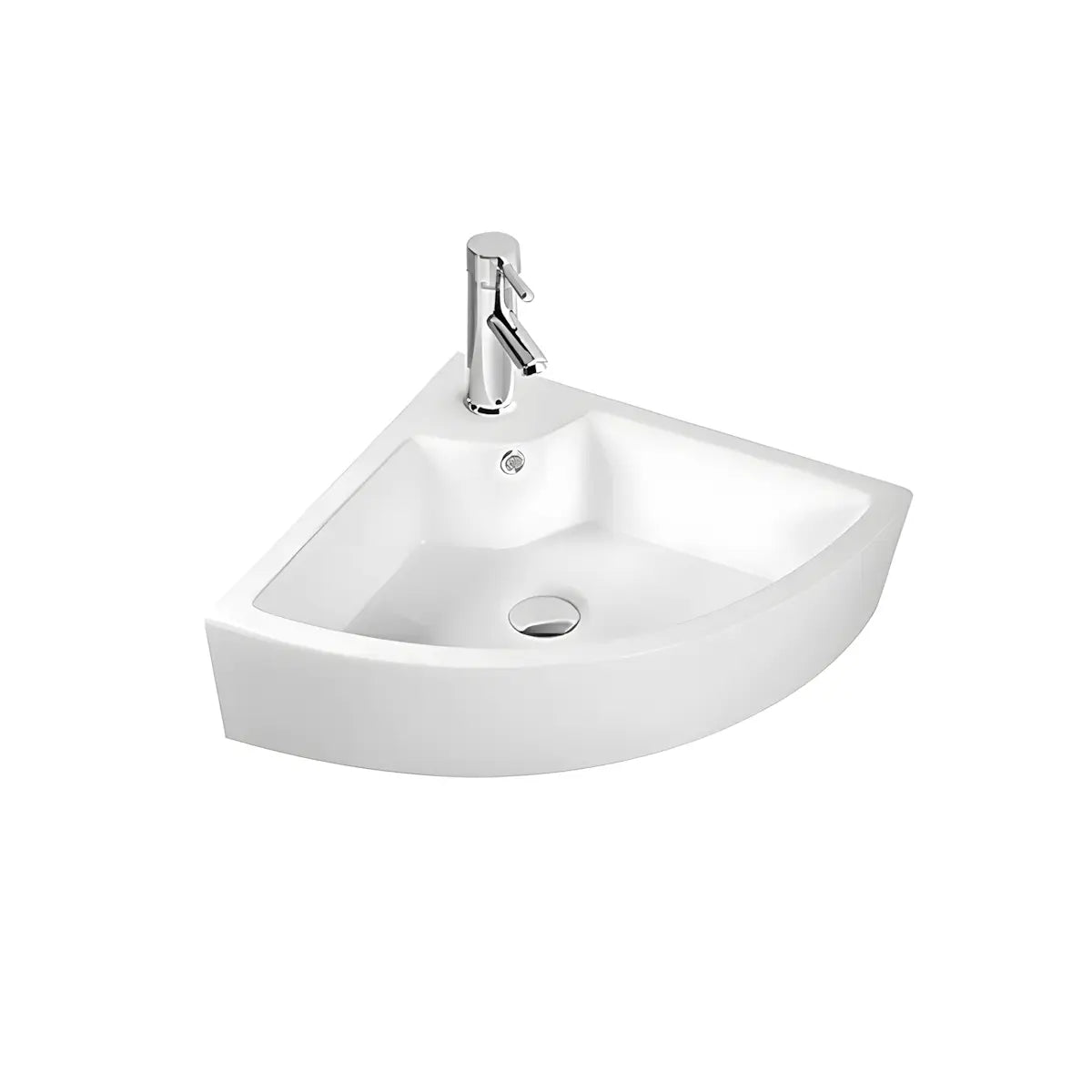 Lavoar Pe Blat Tuluz 46.5x33.4cm, Alb, Portelan, Outlet-Diplon