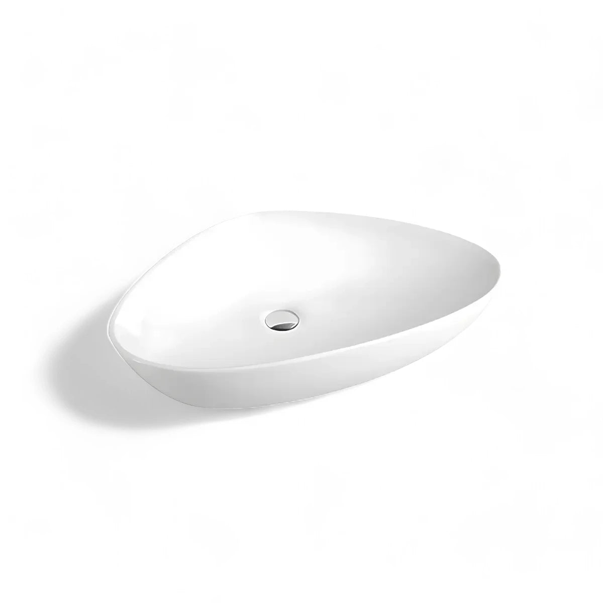Lavoar pe Blat WB6401 60x40cm, Chiuveta Baie din Portelan, Culoare Alb, Fara Gaura Baterie-Diplon