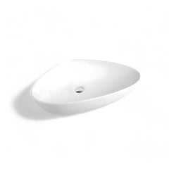 Lavoar pe Blat WB6401 60x40cm, Chiuveta Baie din Portelan, Culoare Alb, Fara Gaura Baterie-Diplon