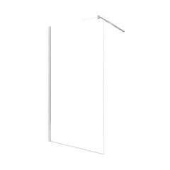 Paravan Dus Walk-In Una 100x195cm Outlet, Sticla Securizata 8mm, Profil Aluminiu Cromat-Diplon