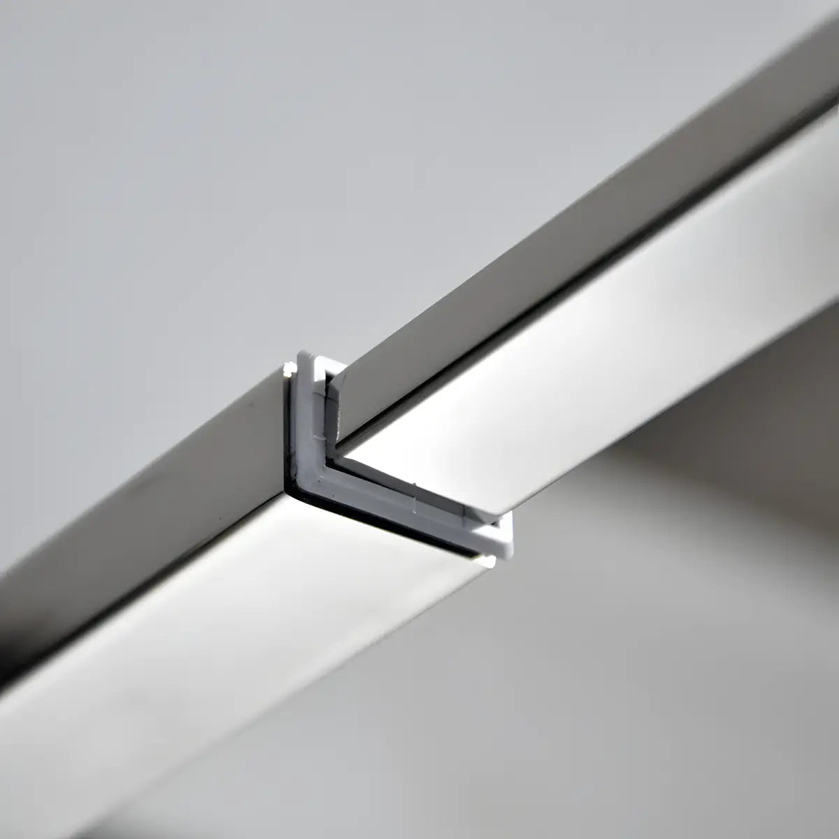 Paravan Dus Walk-In Una 100x195cm Outlet, Sticla Securizata 8mm, Profil Aluminiu Cromat-Diplon