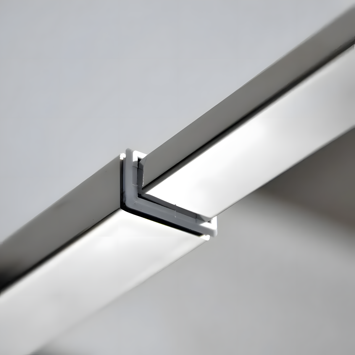 Paravan Dus Walk-In Una 70x195cm, Sticla Securizata 8mm, Profil Aluminiu Cromat, Outlet-Diplon