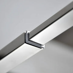 Paravan Dus Walk-In Una 90x195cm Outlet, Sticla Securizata 8mm, Profil Aluminiu Cromat-Diplon